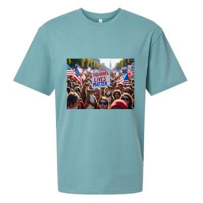 Squirrel Lives Matter Justice For Peanut The Squirrel Sueded Cloud Jersey T-Shirt