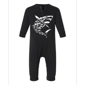 Shark Lover Marine Biology Animal Science Infant Fleece One Piece