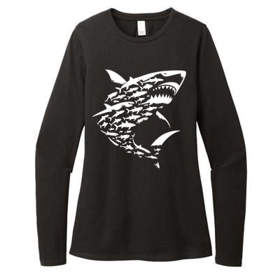 Shark Lover Marine Biology Animal Science Womens CVC Long Sleeve Shirt