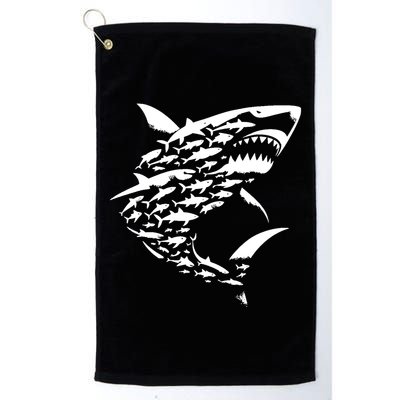 Shark Lover Marine Biology Animal Science Golf Towel