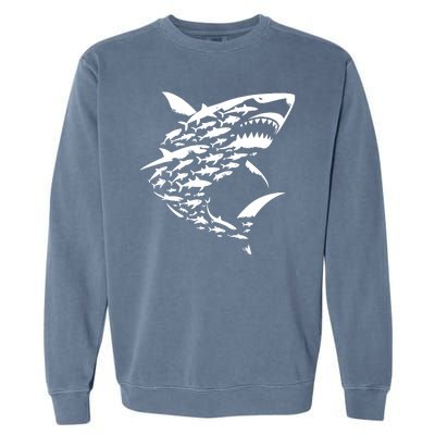 Shark Lover Marine Biology Animal Science Garment-Dyed Sweatshirt