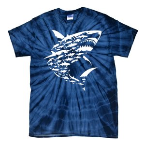 Shark Lover Marine Biology Animal Science Tie-Dye T-Shirt