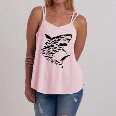 Shark Lover Marine Biology Animal Science Women's Strappy Tank