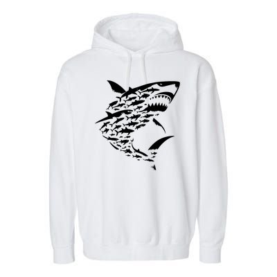 Shark Lover Marine Biology Animal Science Garment-Dyed Fleece Hoodie