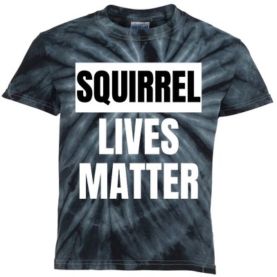 Squirrel Lives Matter Kids Tie-Dye T-Shirt