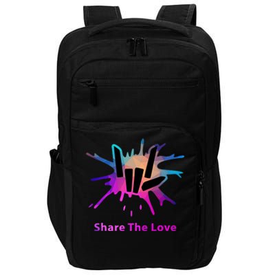 Share Love Merch For Kids And Young Impact Tech Backpack