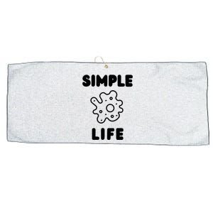 Simple Life Minimalist Inspirational Large Microfiber Waffle Golf Towel