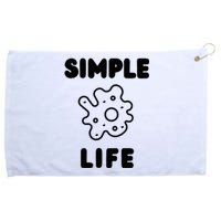 Simple Life Minimalist Inspirational Grommeted Golf Towel