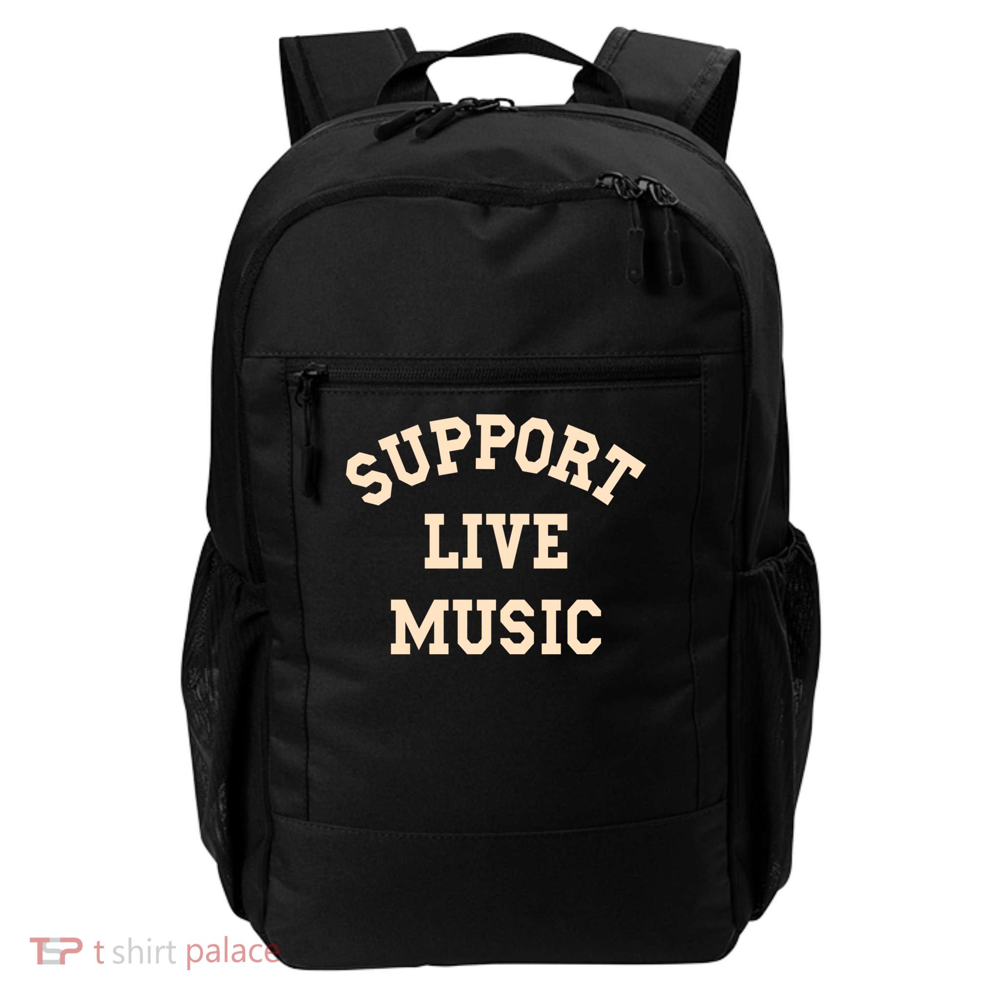 Support Live Music Daily Commute Backpack