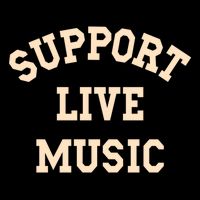 Support Live Music Flat Bill Trucker Hat