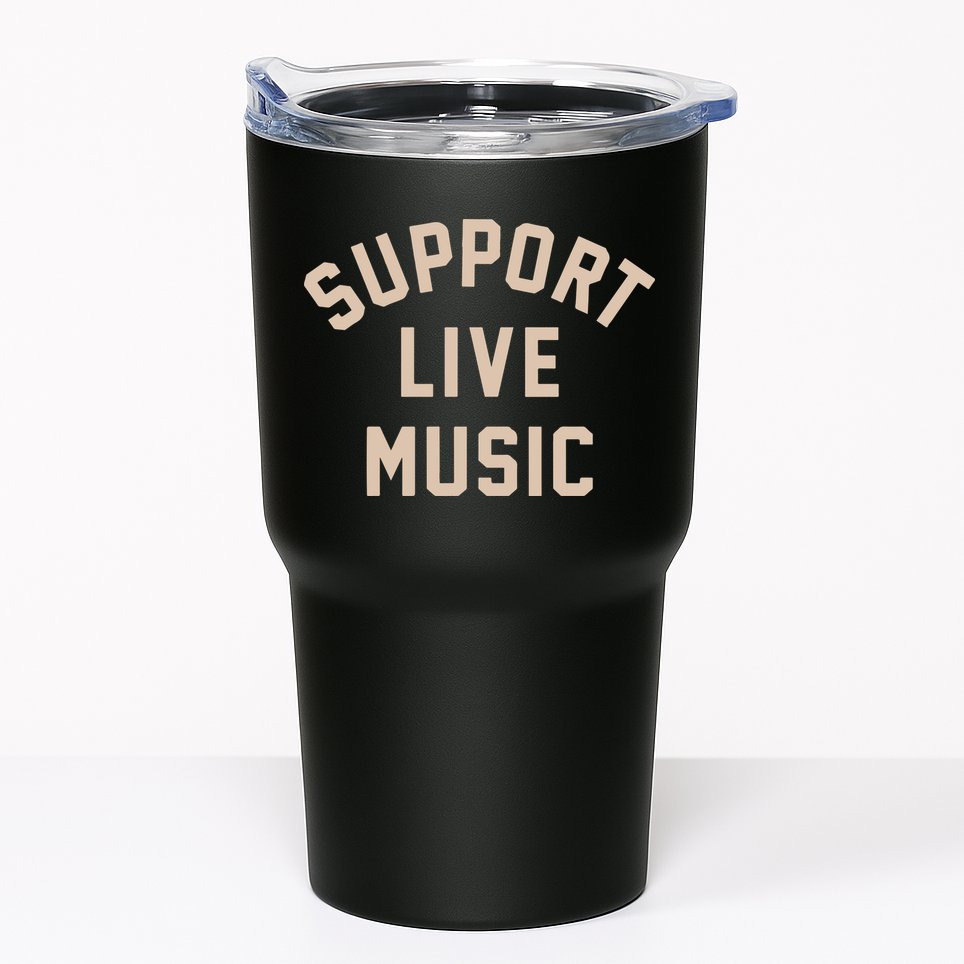 Support Live Music Tumbler