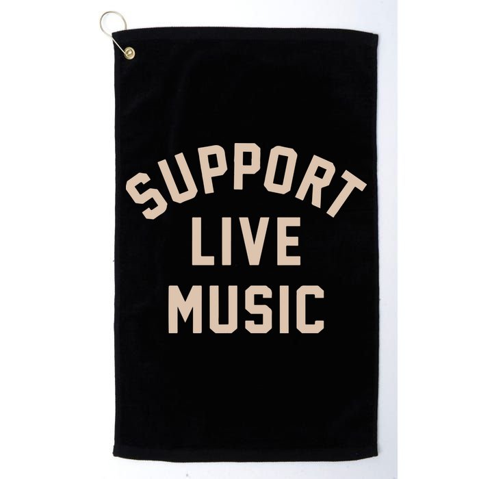 Support Live Music Golf Towel