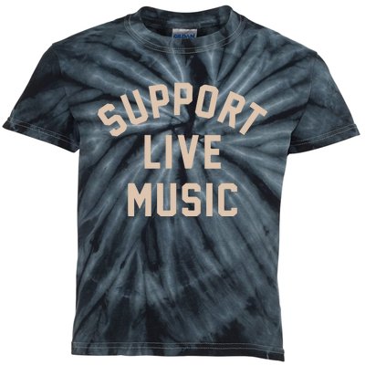 Support Live Music Kids Tie-Dye T-Shirt