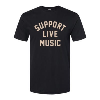 Support Live Music Softstyle® CVC T-Shirt