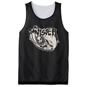 Sinister Lawn Mower White Mesh Reversible Basketball Jersey Tank