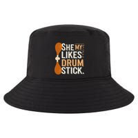 She Likes My Drum Stick Funny Couple Matching Thanksgiving Cool Comfort Performance Bucket Hat