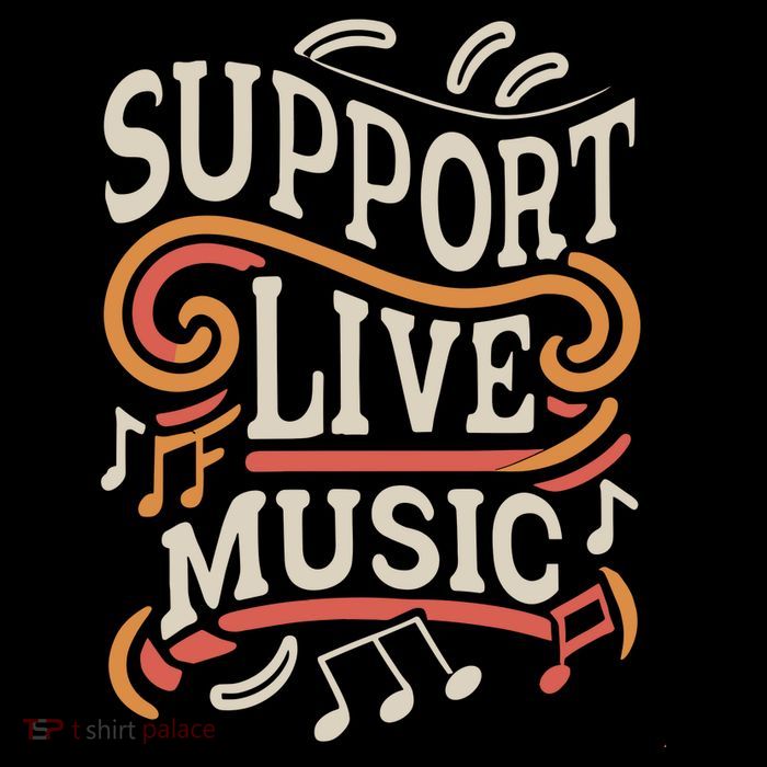 Support Live Music T-Shirt