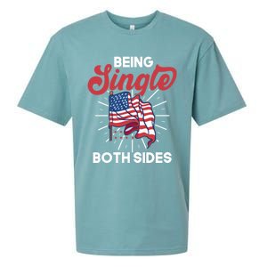 S Love Mom Dad Us Flag Singles Awareness Day Cool Gift Sueded Cloud Jersey T-Shirt