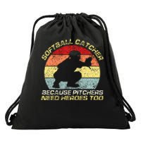 Somebody’s Loud Mouth Basketball Mama Retro Wavy Groovy Drawstring Bag