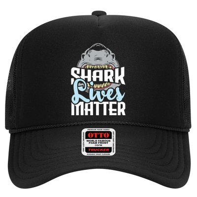 Shark Lives Matter Wildlife Marine Biologist Shark Lovers Trucker Hat