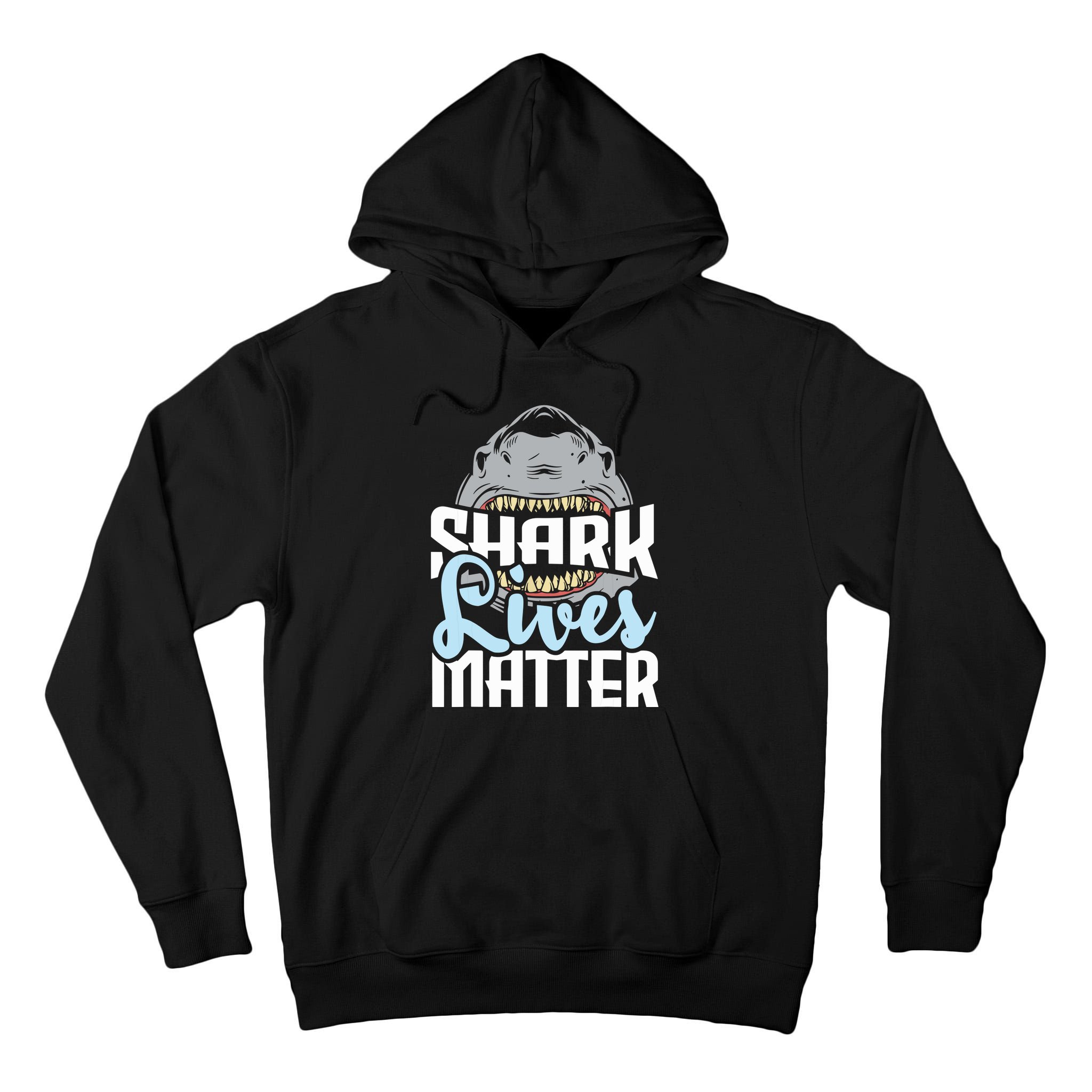 Shark Lives Matter Wildlife Marine Biologist Shark Lovers Tall Hoodie