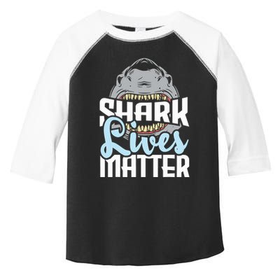 Shark Lives Matter Wildlife Marine Biologist Shark Lovers Toddler Fine Jersey T-Shirt