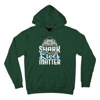 Shark Lives Matter Wildlife Marine Biologist Shark Lovers Hoodie