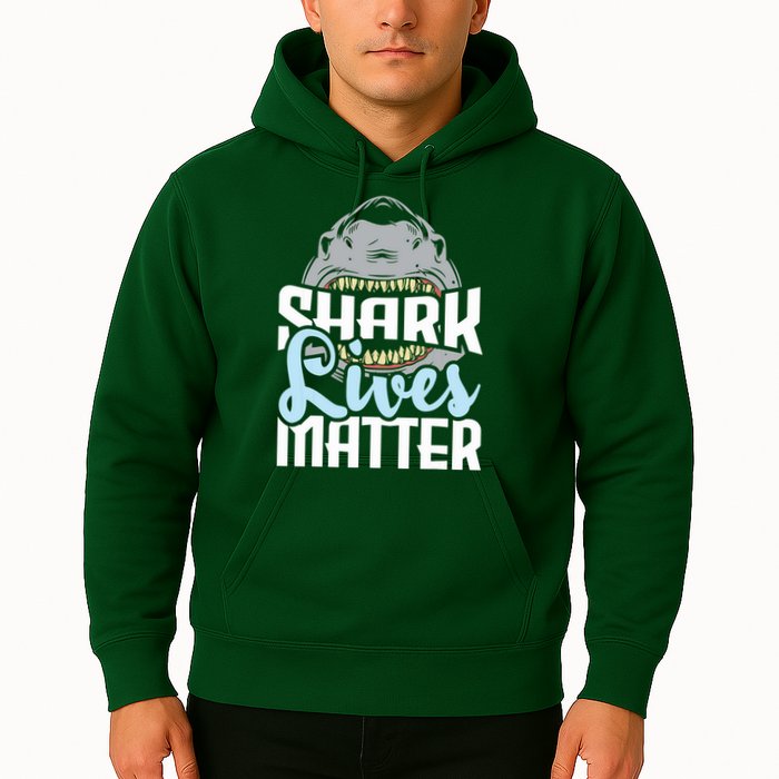 Shark Lives Matter Wildlife Marine Biologist Shark Lovers Hoodie