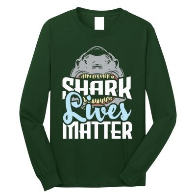 Shark Lives Matter Wildlife Marine Biologist Shark Lovers Long Sleeve Shirt