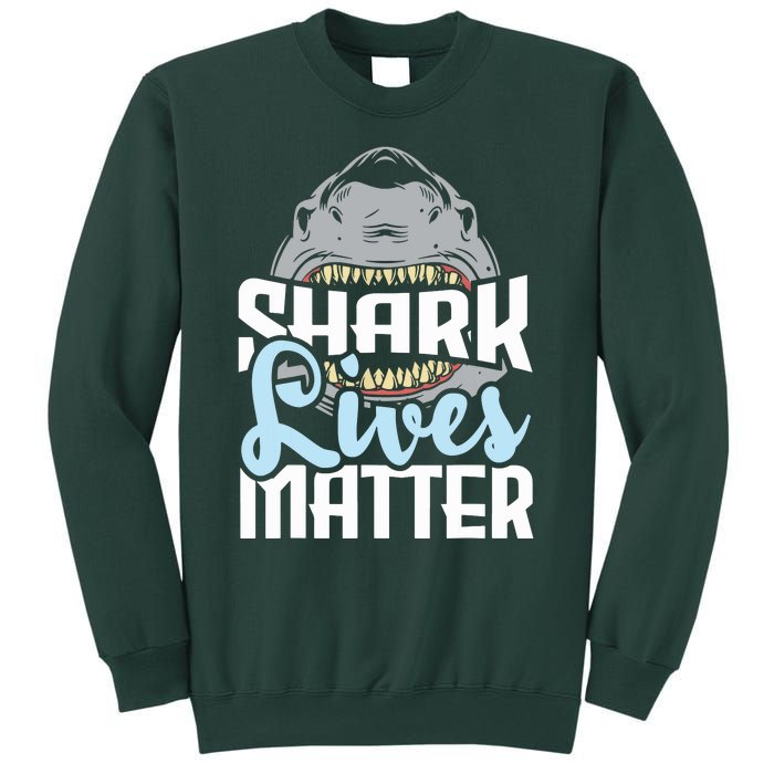 Shark Lives Matter Wildlife Marine Biologist Shark Lovers Sweatshirt