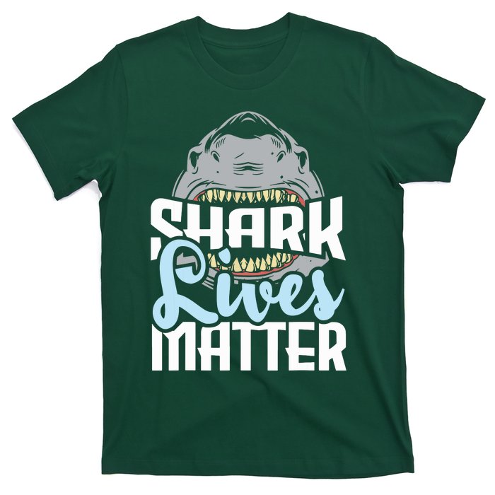 Shark Lives Matter Wildlife Marine Biologist Shark Lovers T-Shirt