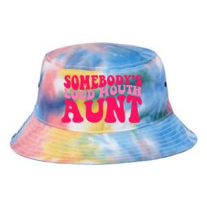 Somebodys Loud Mouth Aunt Gift Tie Dye Newport Bucket Hat