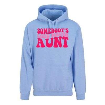 Somebodys Loud Mouth Aunt Gift Unisex Surf Hoodie