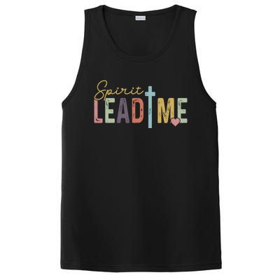 Spirit Lead Me Where My Trust Is Without Borders (Two Sides) PosiCharge Competitor Tank