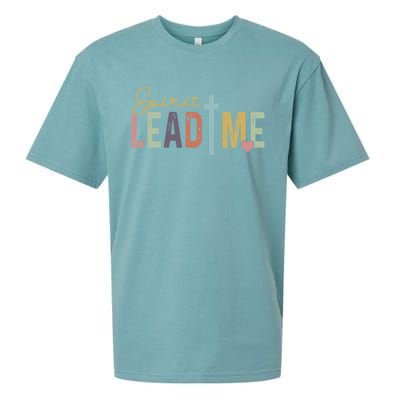 Spirit Lead Me Where My Trust Is Without Borders (Two Sides) Sueded Cloud Jersey T-Shirt