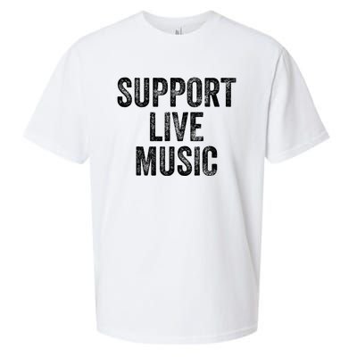 Support Live Music Concert Music Band Lover Live Sueded Cloud Jersey T-Shirt