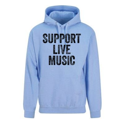 Support Live Music Concert Music Band Lover Live Unisex Surf Hoodie