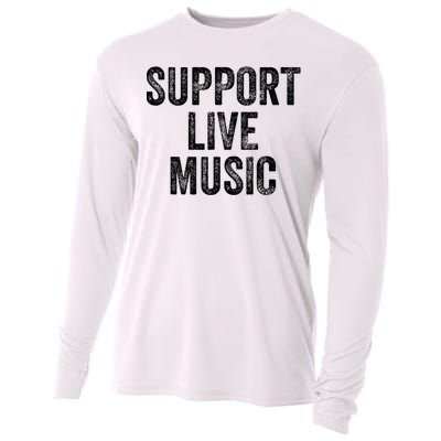 Support Live Music Concert Music Band Lover Live Cooling Performance Long Sleeve Crew