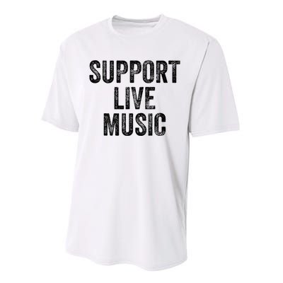 Support Live Music Concert Music Band Lover Live Performance Sprint T-Shirt