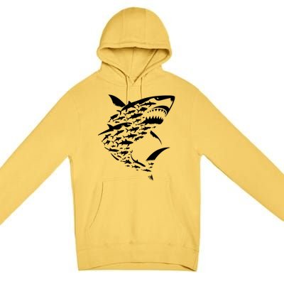 Shark Lover Marine Biology Animal Science Sharks Premium Pullover Hoodie