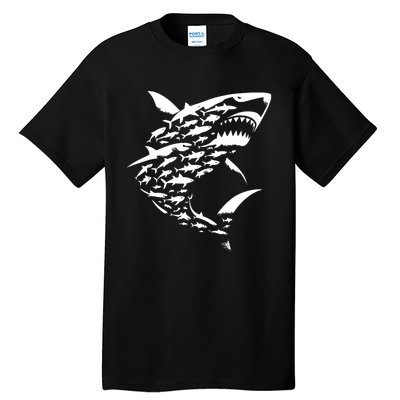 Shark Lover Marine Biology Animal Science Sharks Tall T-Shirt