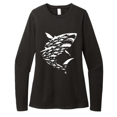 Shark Lover Marine Biology Animal Science Sharks Womens CVC Long Sleeve Shirt