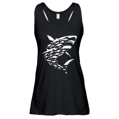 Shark Lover Marine Biology Animal Science Sharks Ladies Essential Flowy Tank