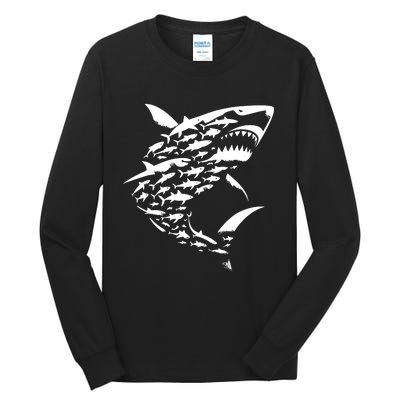 Shark Lover Marine Biology Animal Science Sharks Tall Long Sleeve T-Shirt