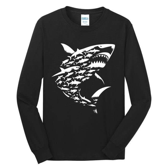 Shark Lover Marine Biology Animal Science Sharks Tall Long Sleeve T-Shirt