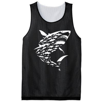 Shark Lover Marine Biology Animal Science Sharks Mesh Reversible Basketball Jersey Tank