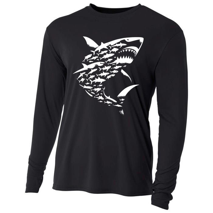 Shark Lover Marine Biology Animal Science Sharks Cooling Performance Long Sleeve Crew