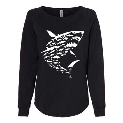 Shark Lover Marine Biology Animal Science Sharks Womens California Wash Sweatshirt