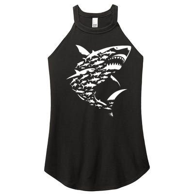 Shark Lover Marine Biology Animal Science Sharks Women's Perfect Tri Rocker Tank