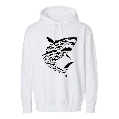 Shark Lover Marine Biology Animal Science Sharks Garment-Dyed Fleece Hoodie